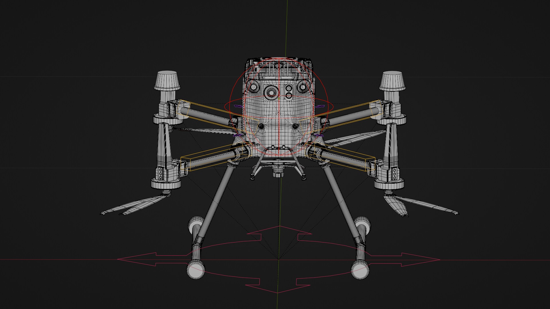  DJi Matrice 350RTK model 3D model_25