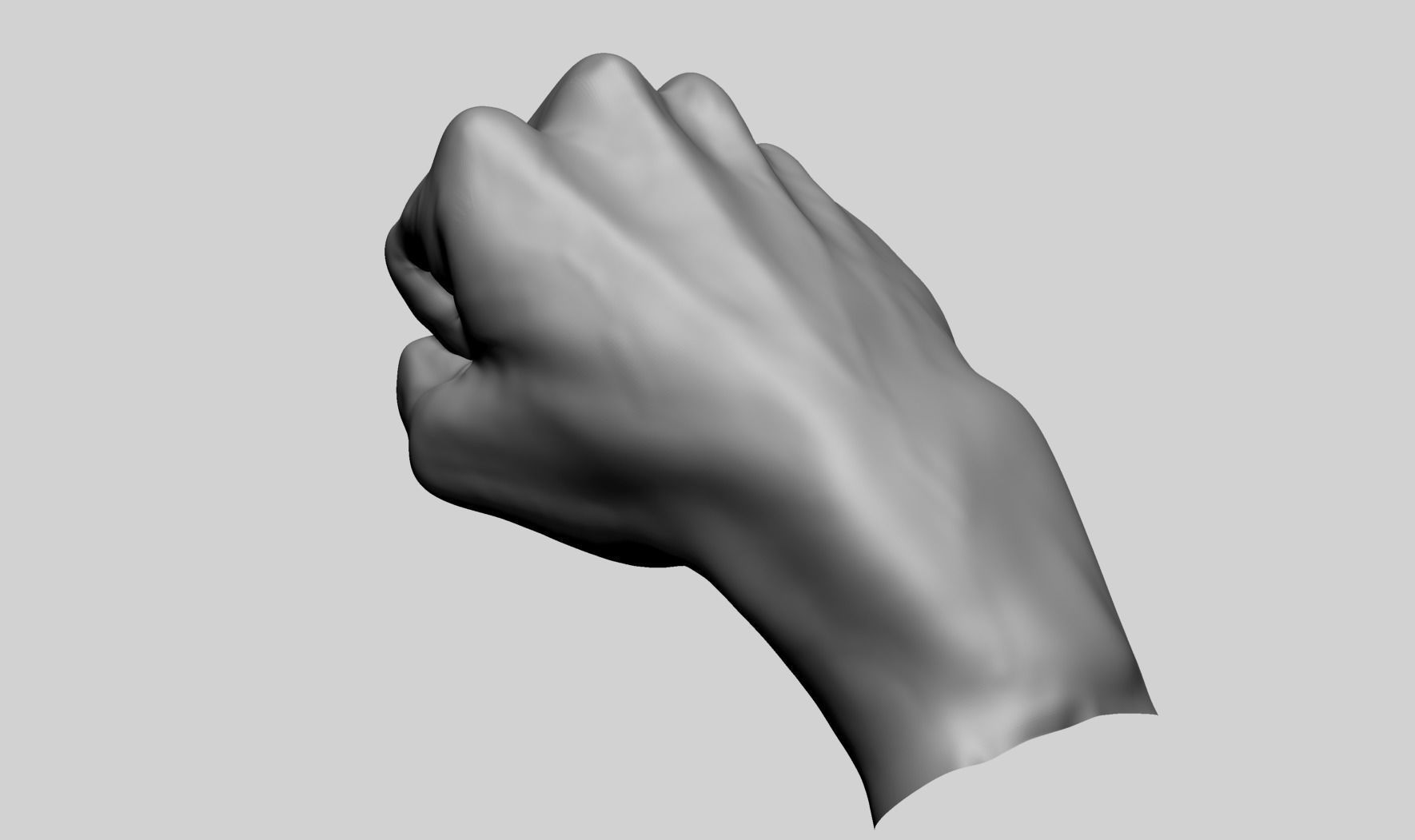 Fist B 3D model_6