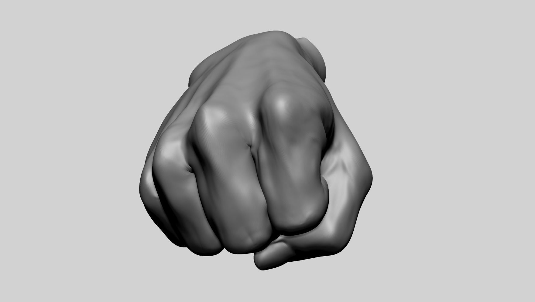 Fist B 3D model_8