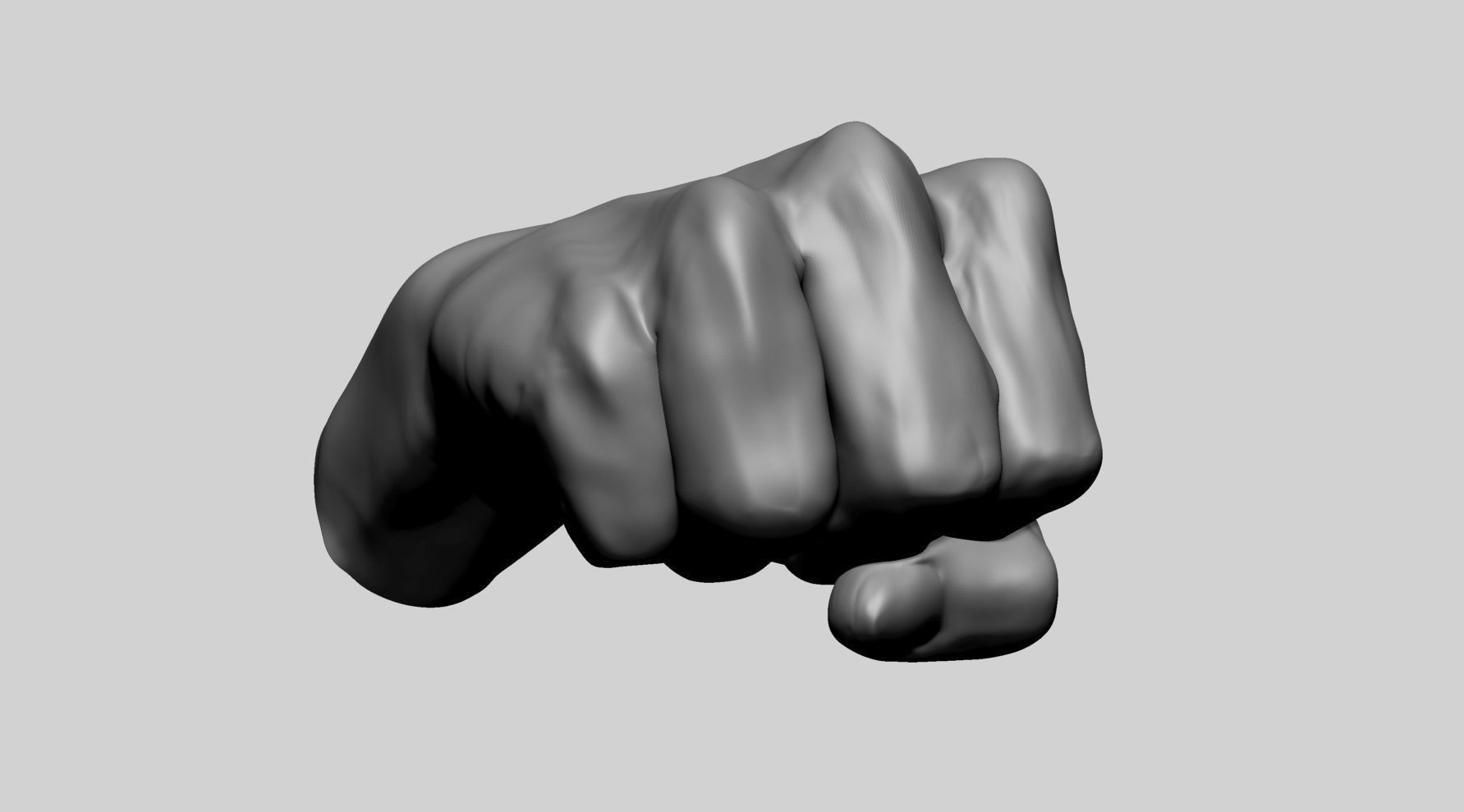 Fist B 3D model_4
