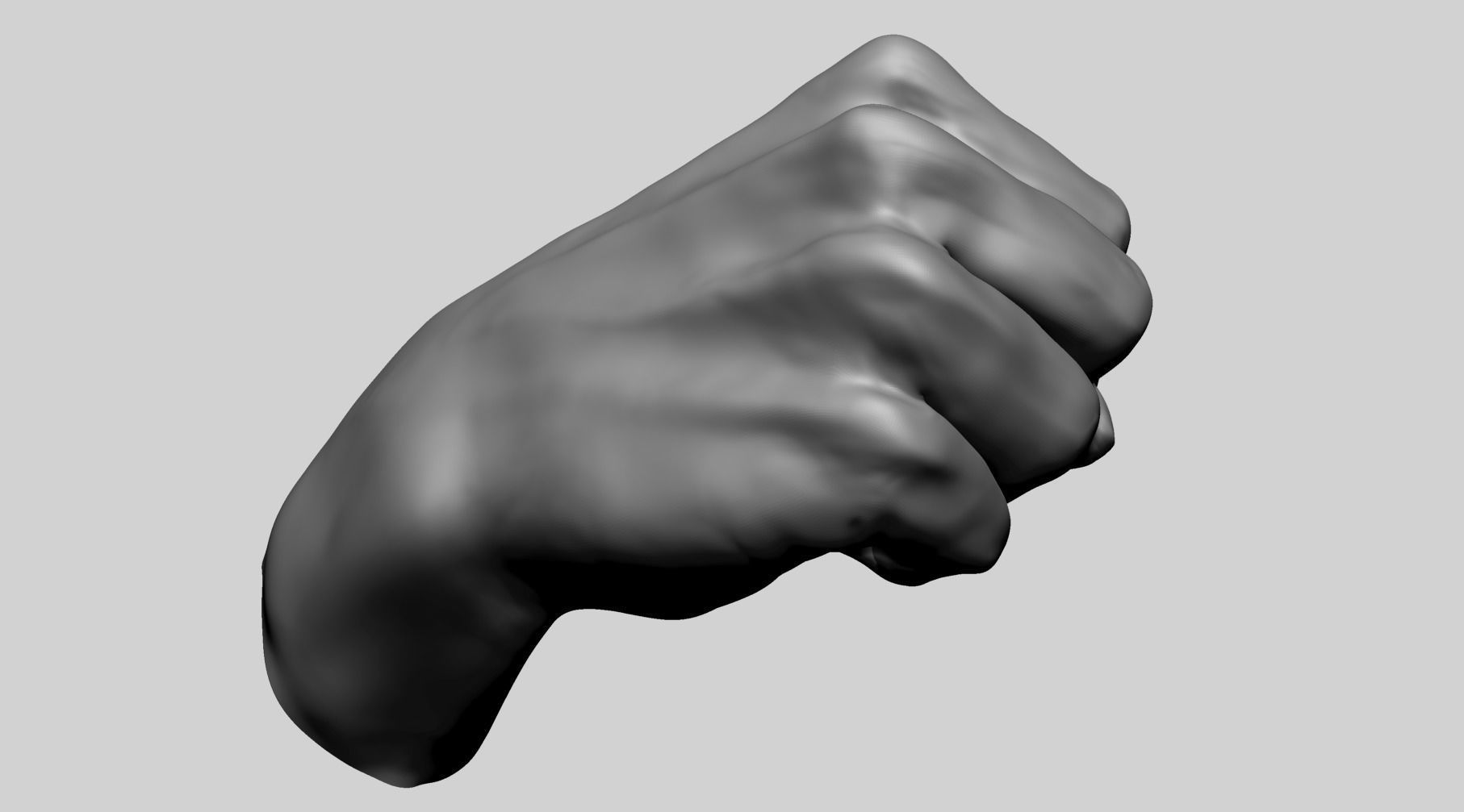 Fist B 3D model_5