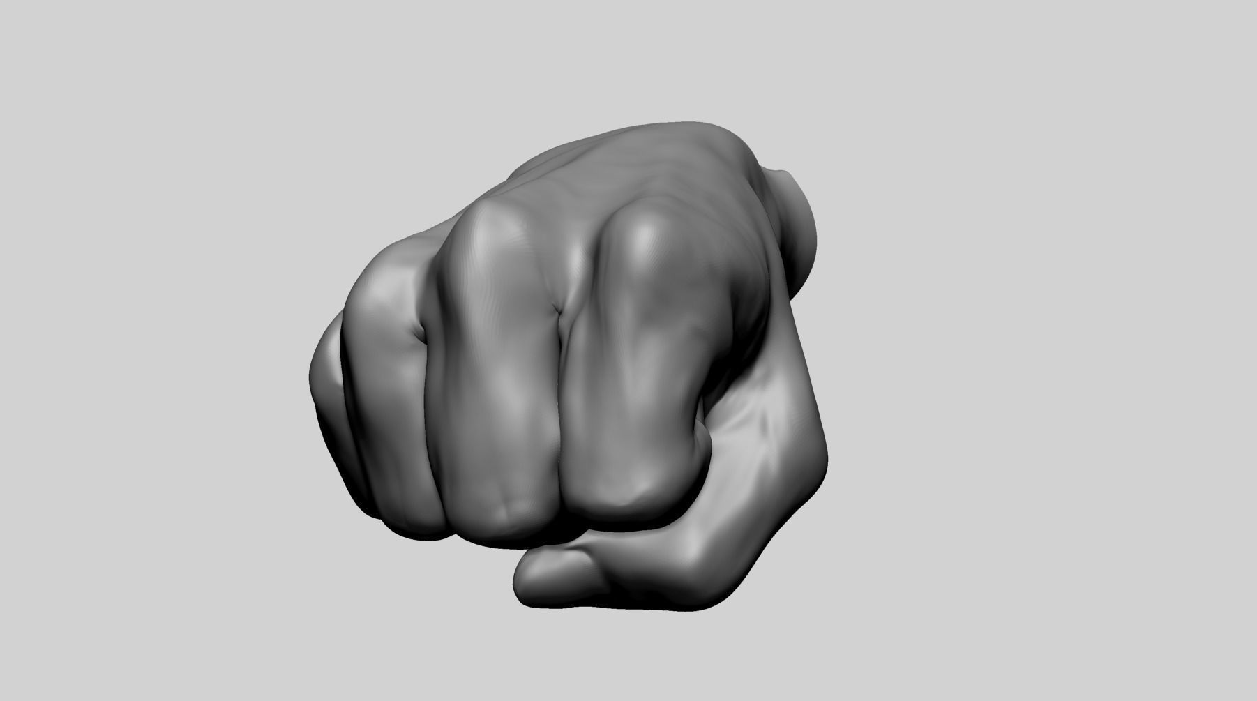 Fist B 3D model_3