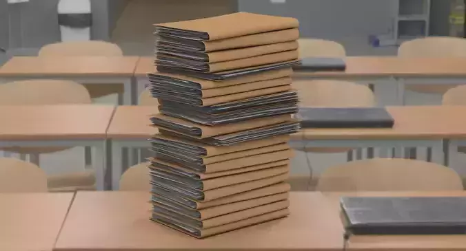 Pile of Paper Files