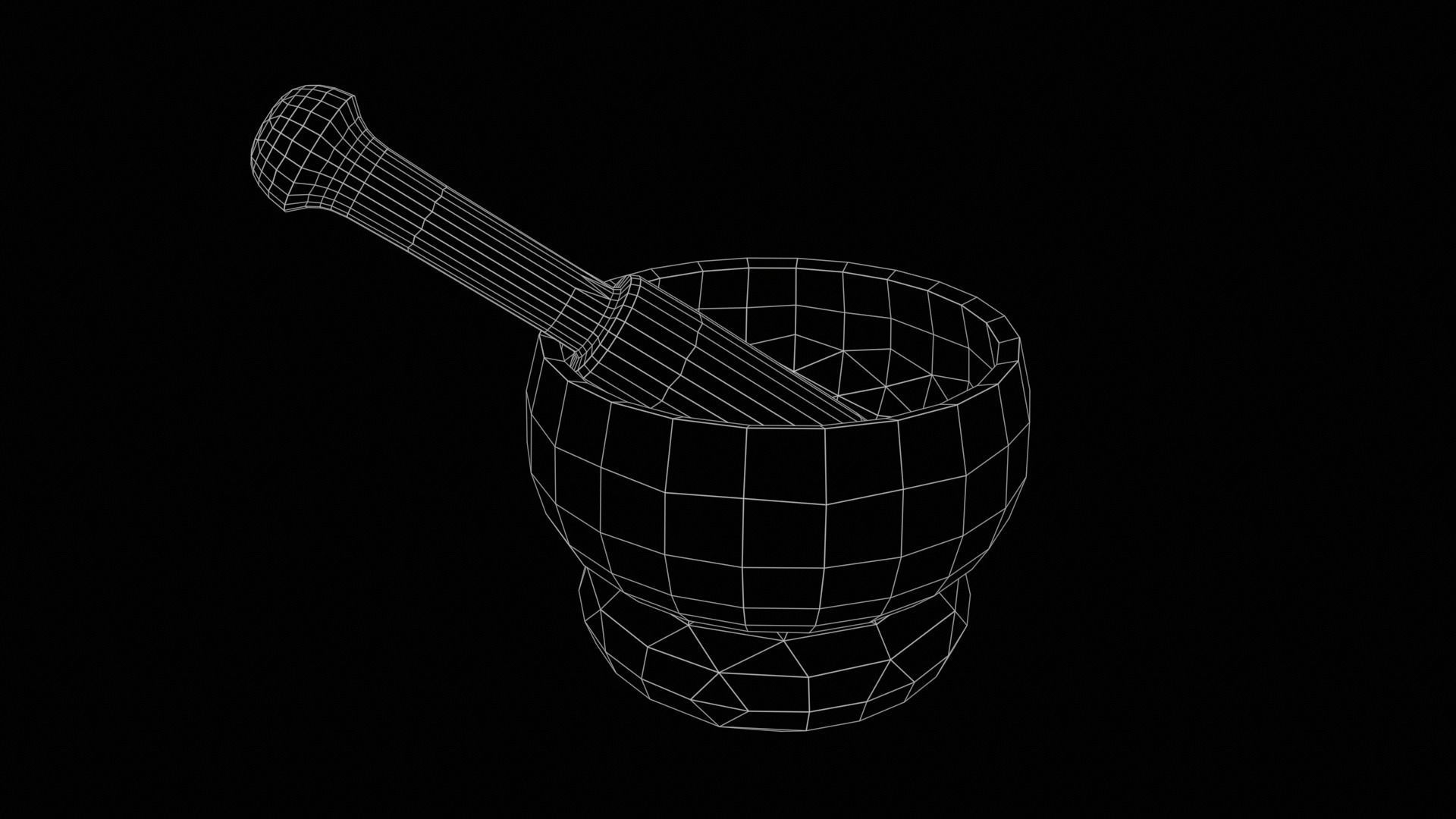 Singing Bowls Low-poly 3D model_28