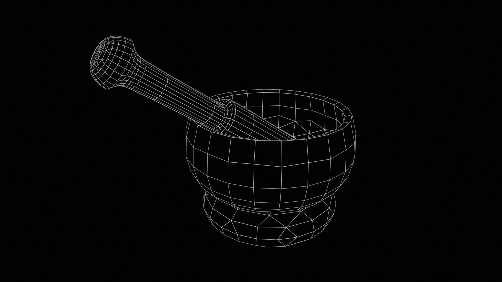 Singing Bowls Low-poly 3D model_27