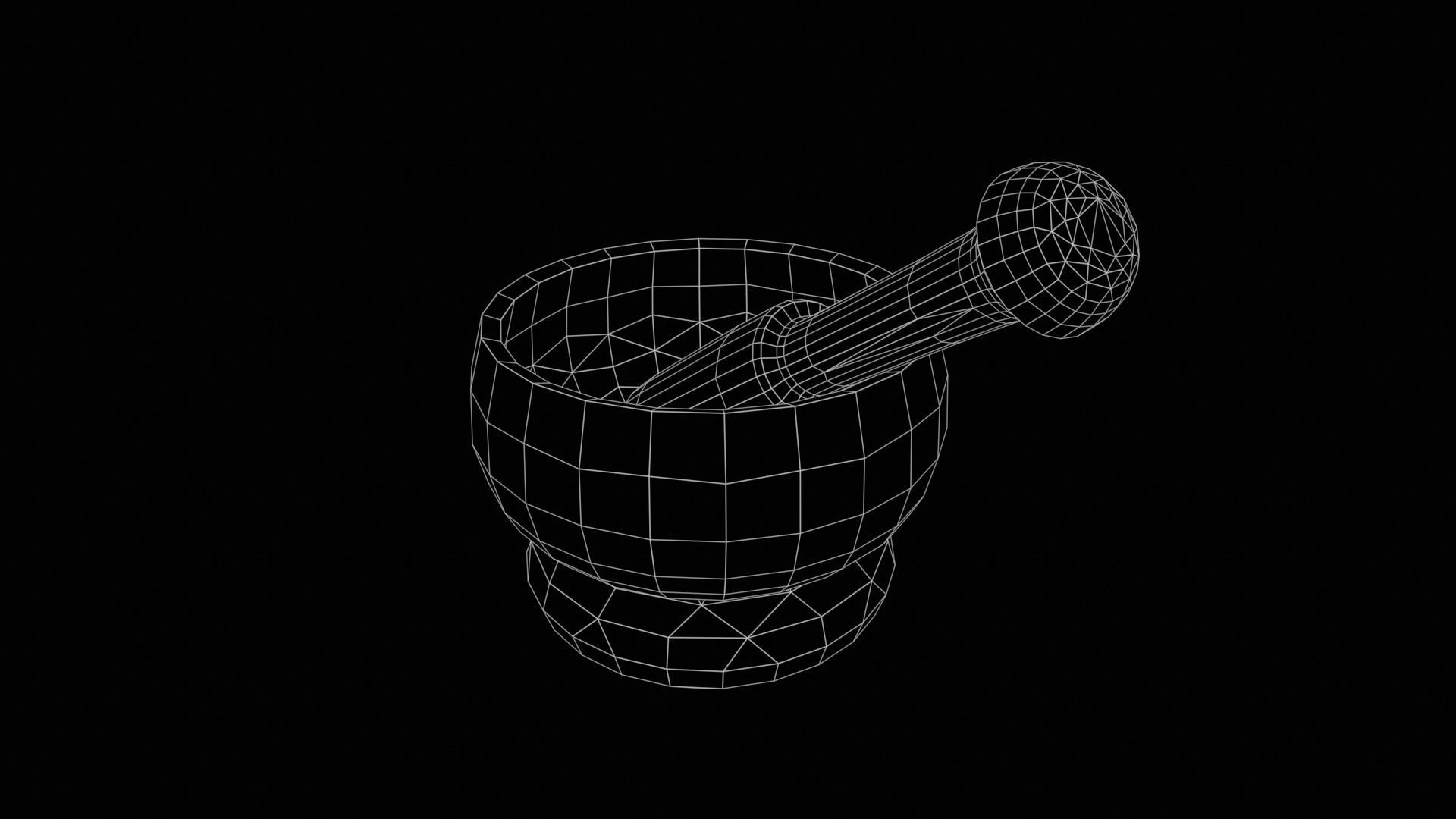 Singing Bowls Low-poly 3D model_22