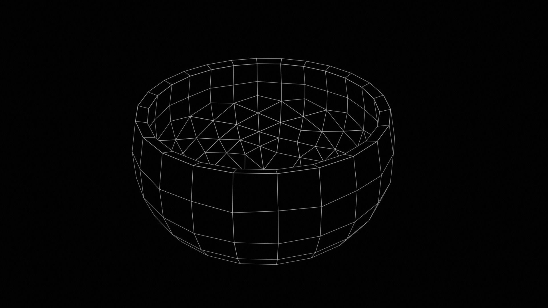 Singing Bowls Low-poly 3D model_4