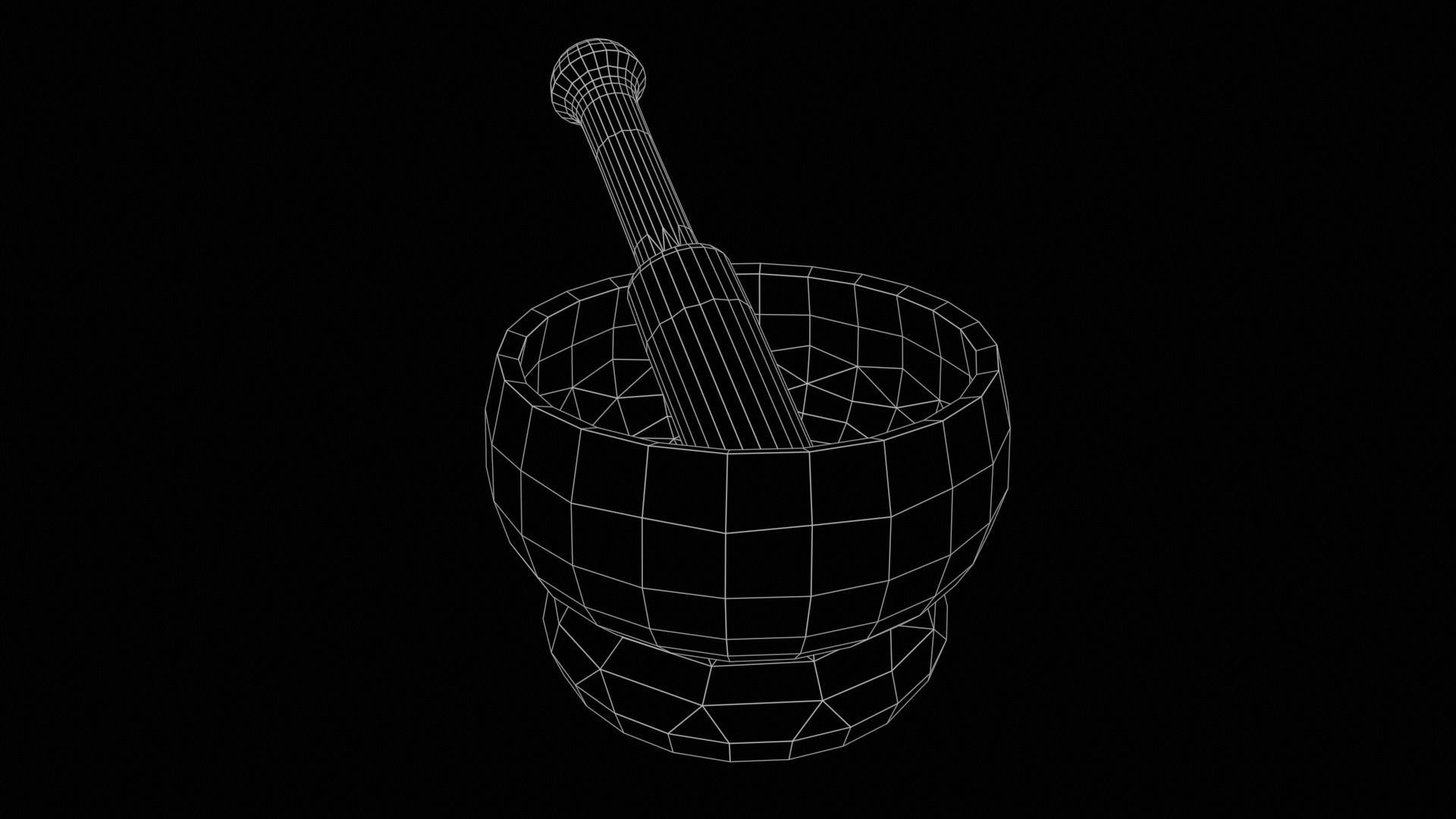 Singing Bowls Low-poly 3D model_30