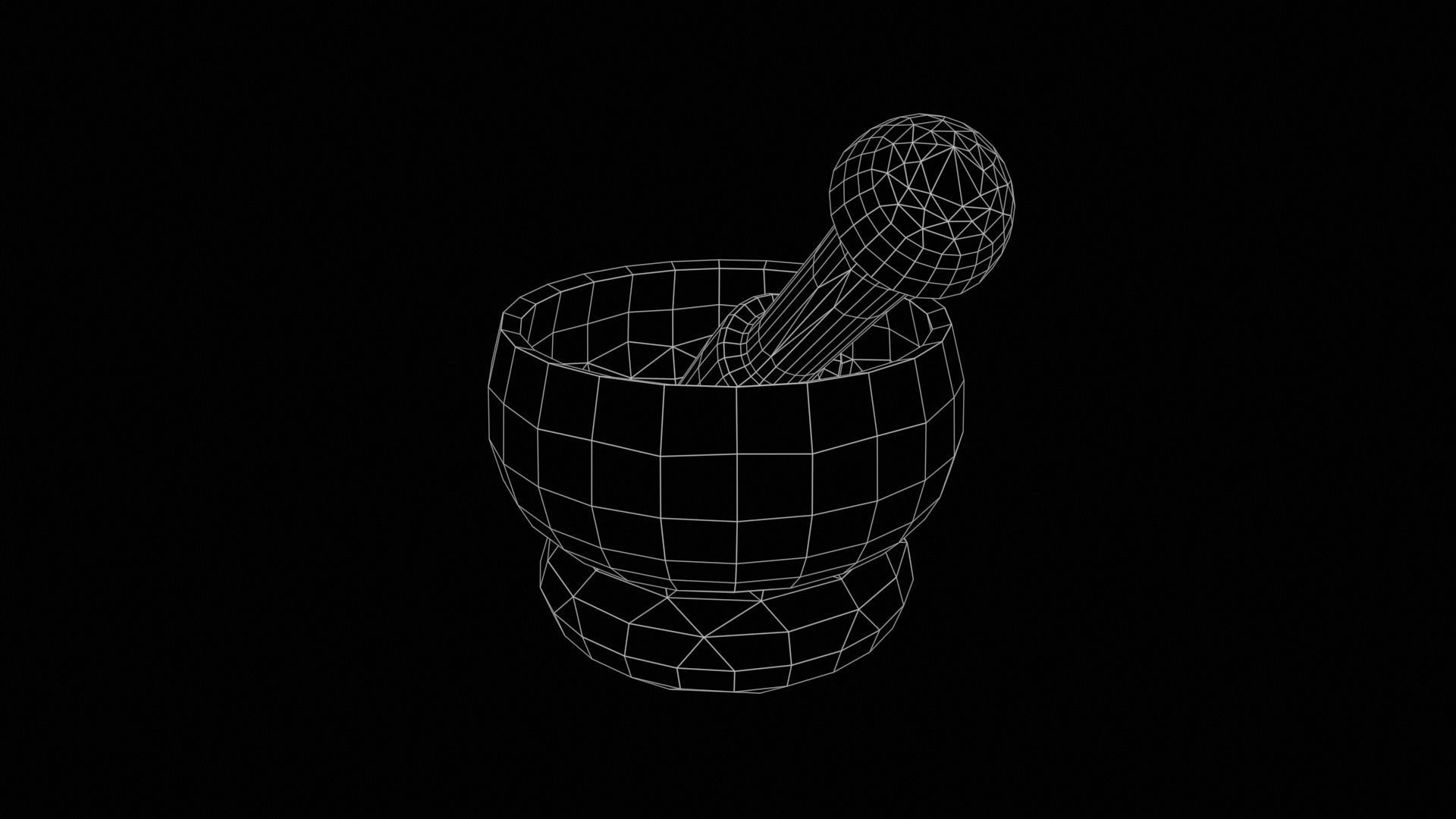 Singing Bowls Low-poly 3D model_24