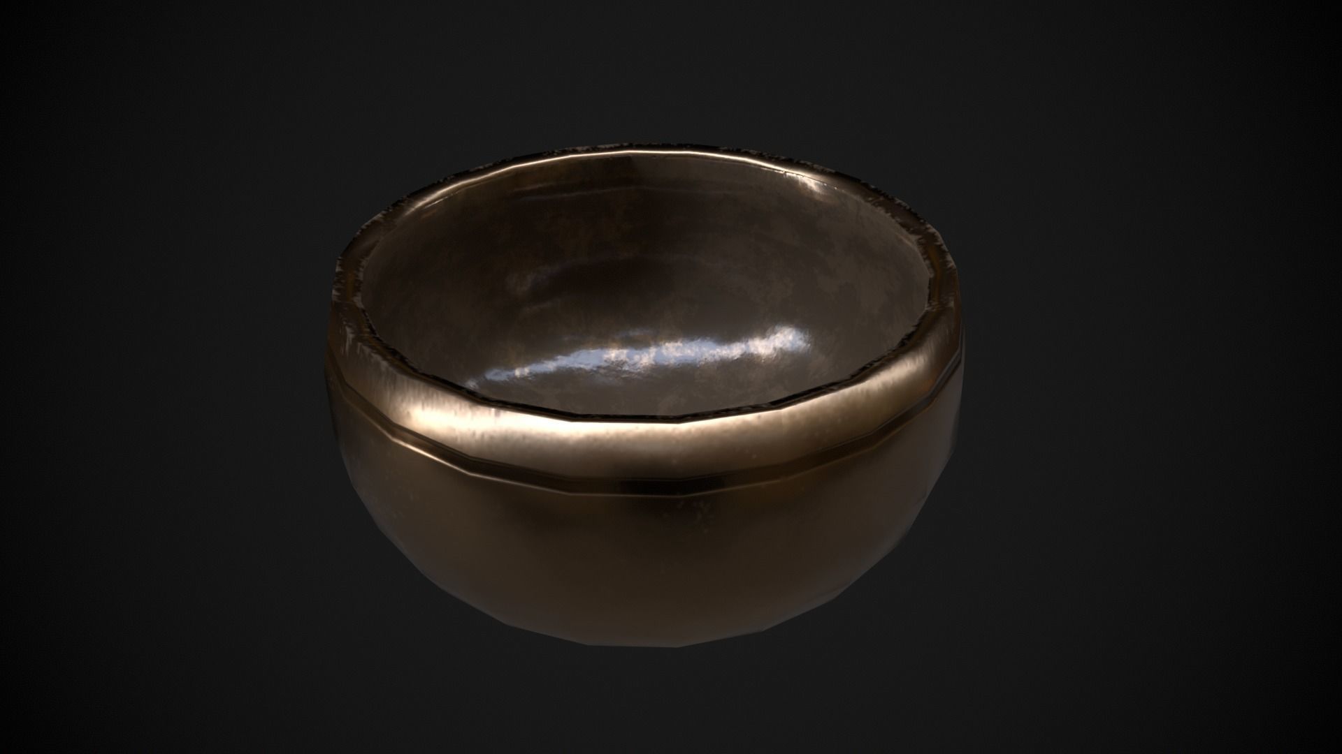 Singing Bowls Low-poly 3D model_41