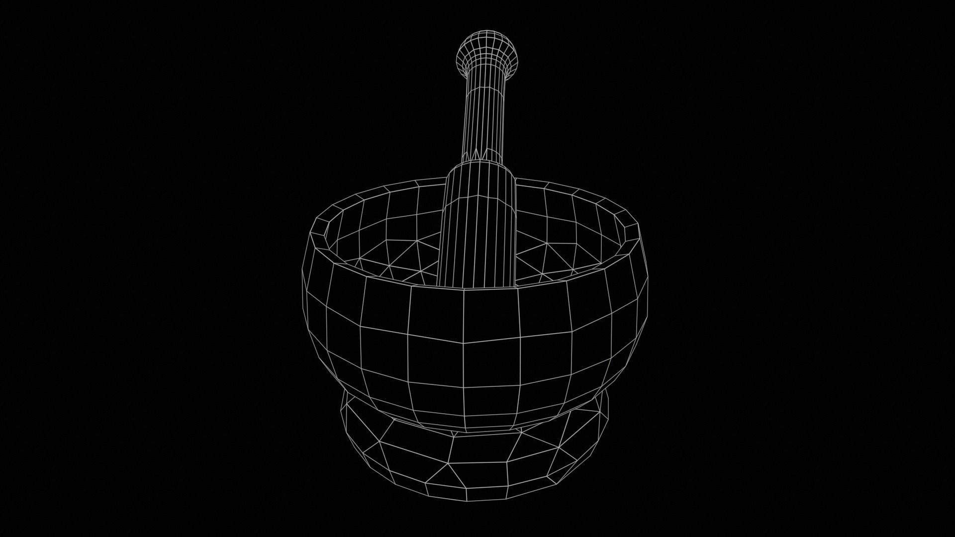 Singing Bowls Low-poly 3D model_31