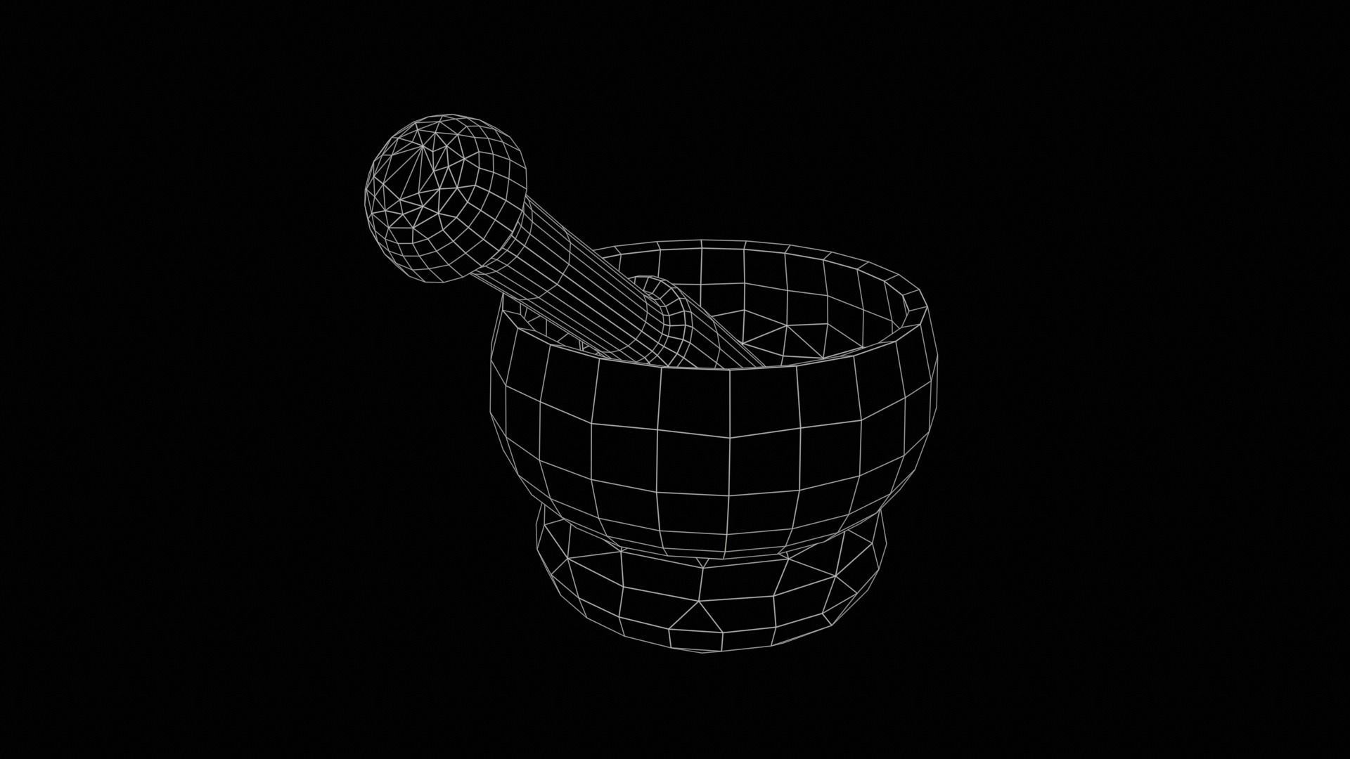 Singing Bowls Low-poly 3D model_26