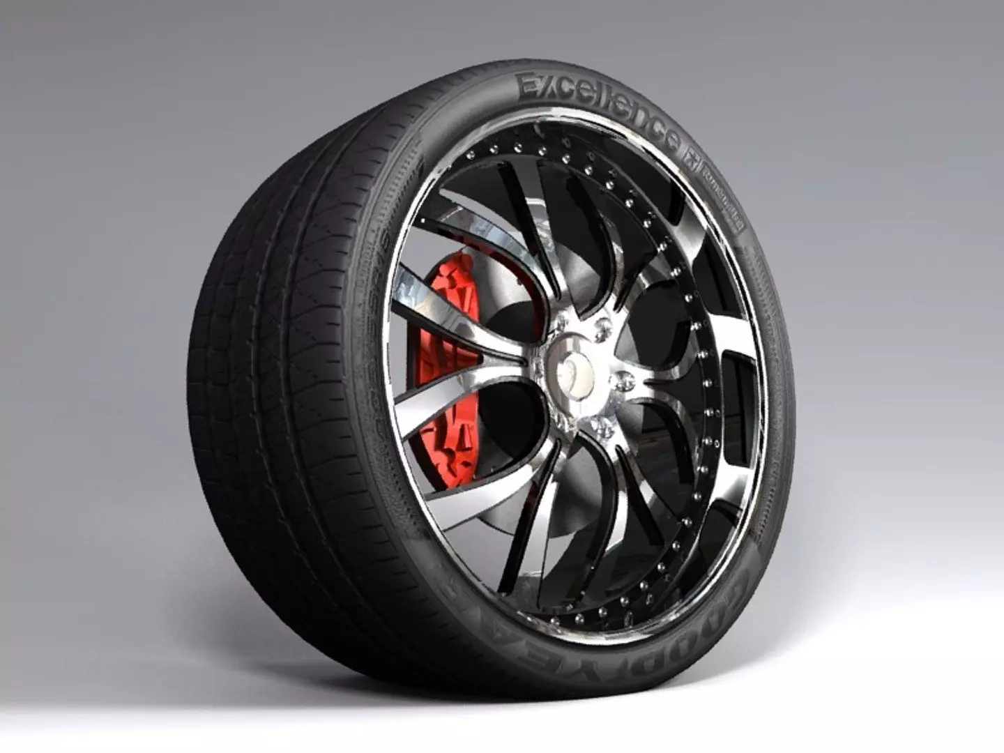 Wheel and Ring 3D model