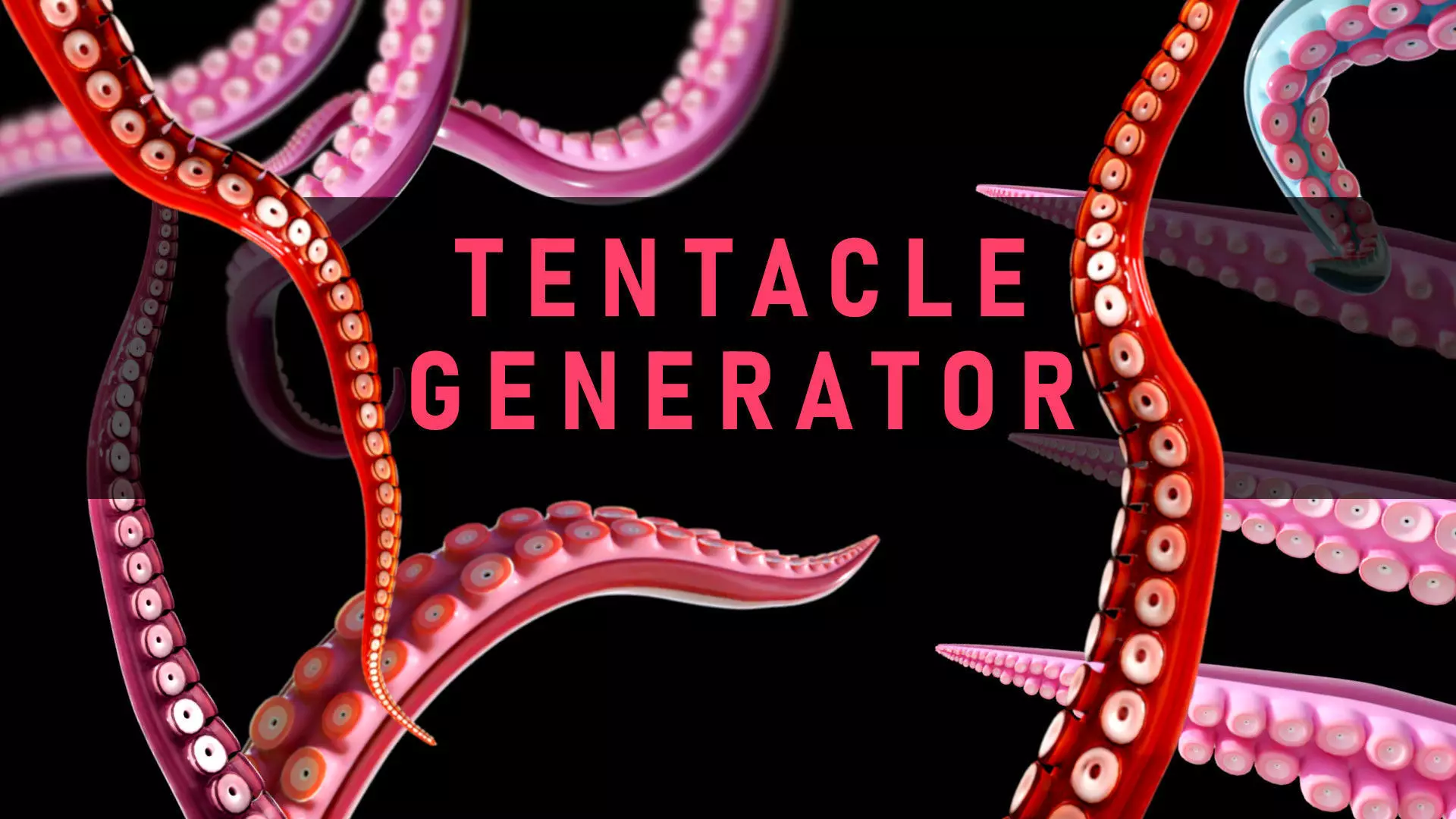 Tentacle Generator Low-poly 3D model_0
