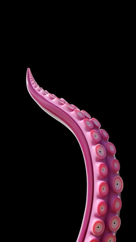 Tentacle Generator Low-poly 3D model_7