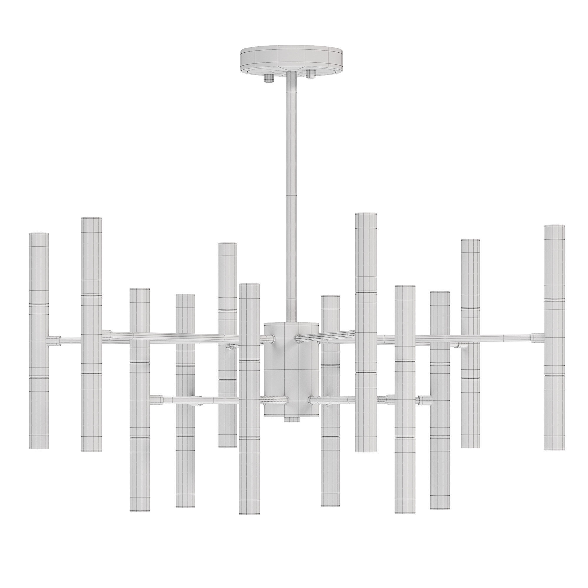 Smart ceiling light 3D model_3