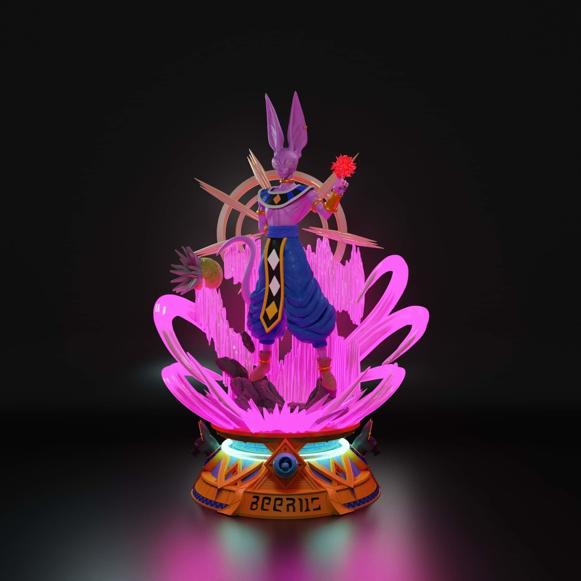BEERUS - BILLS - DRAGON BALL SUPER 3D model 3D printable | CGTrader