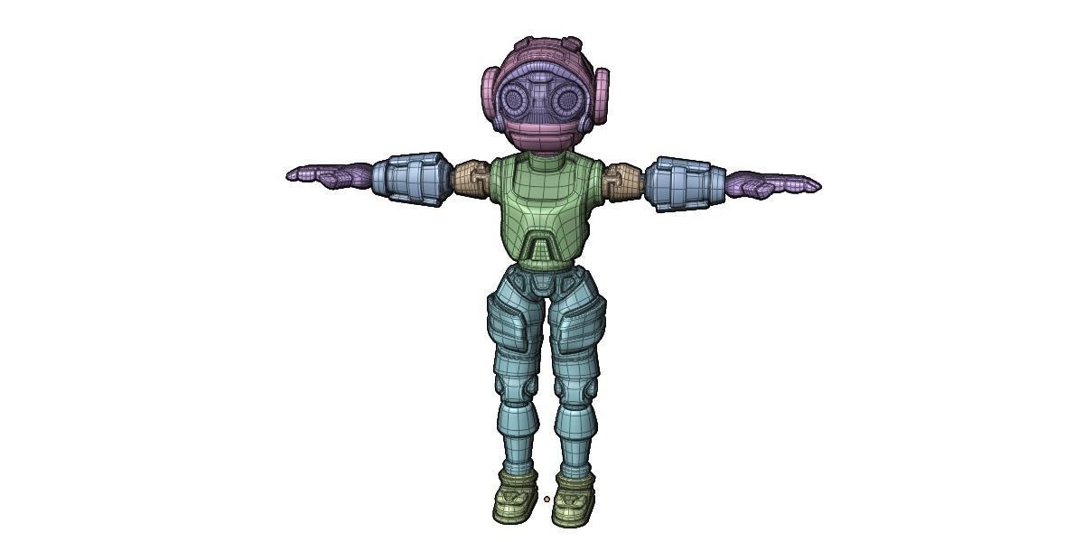 Humanoid Robot 3D model_3