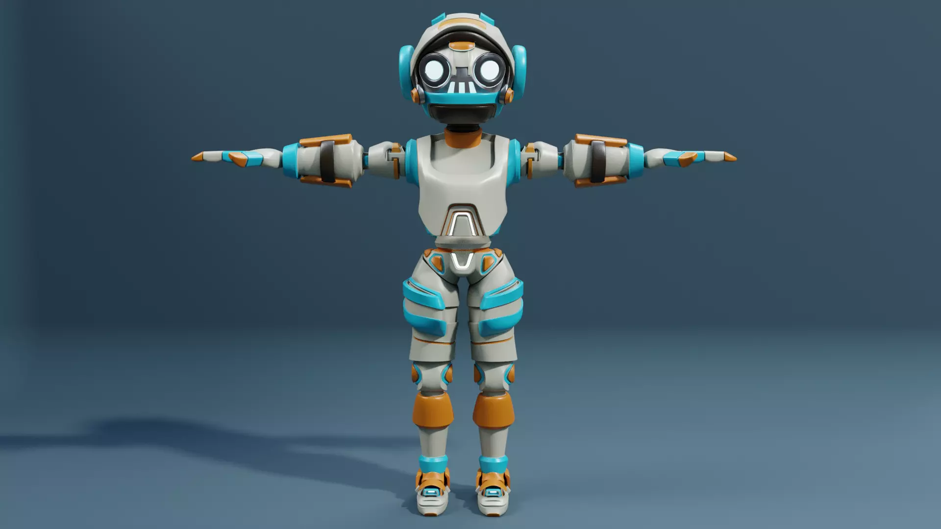 Humanoid Robot 3D model_0