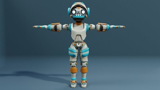 Humanoid Robot 3D model