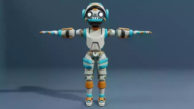 Humanoid Robot 3D model