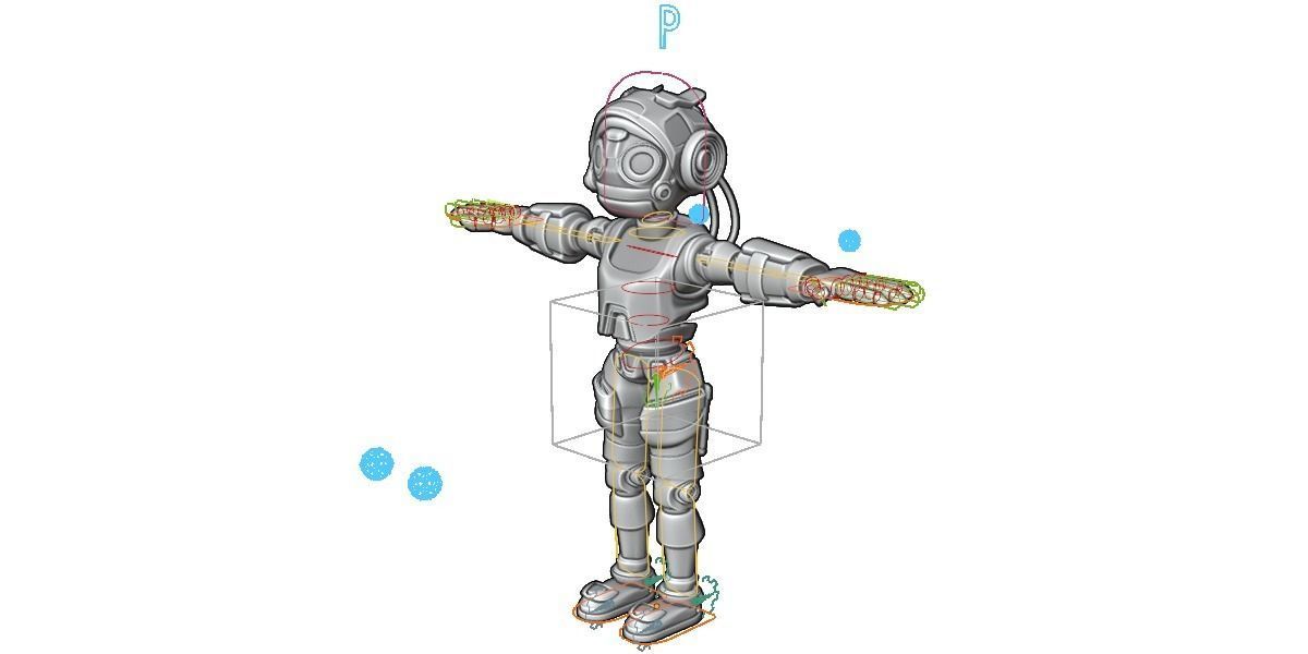 Humanoid Robot 3D model_6