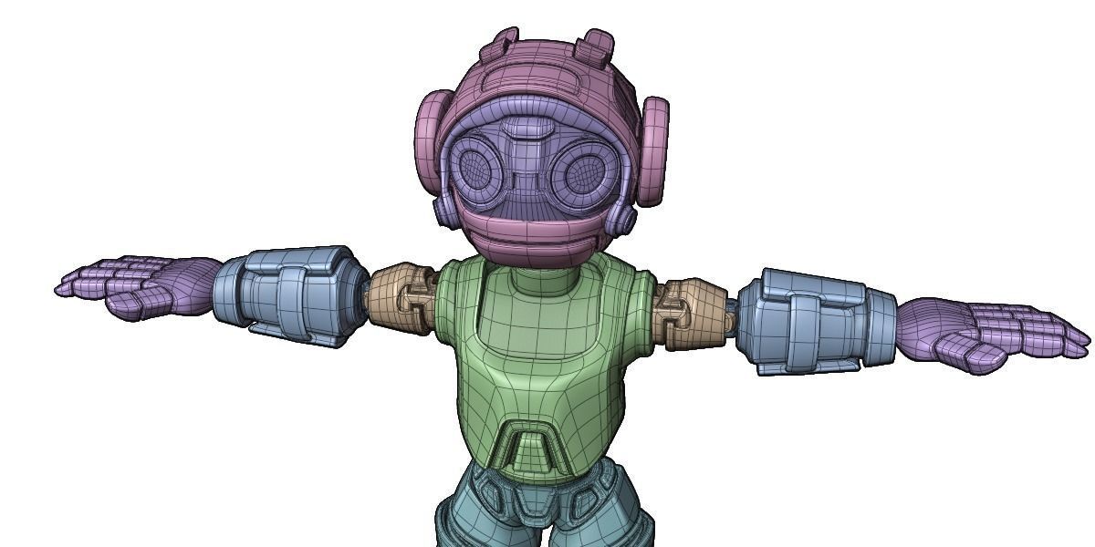 Humanoid Robot 3D model_2