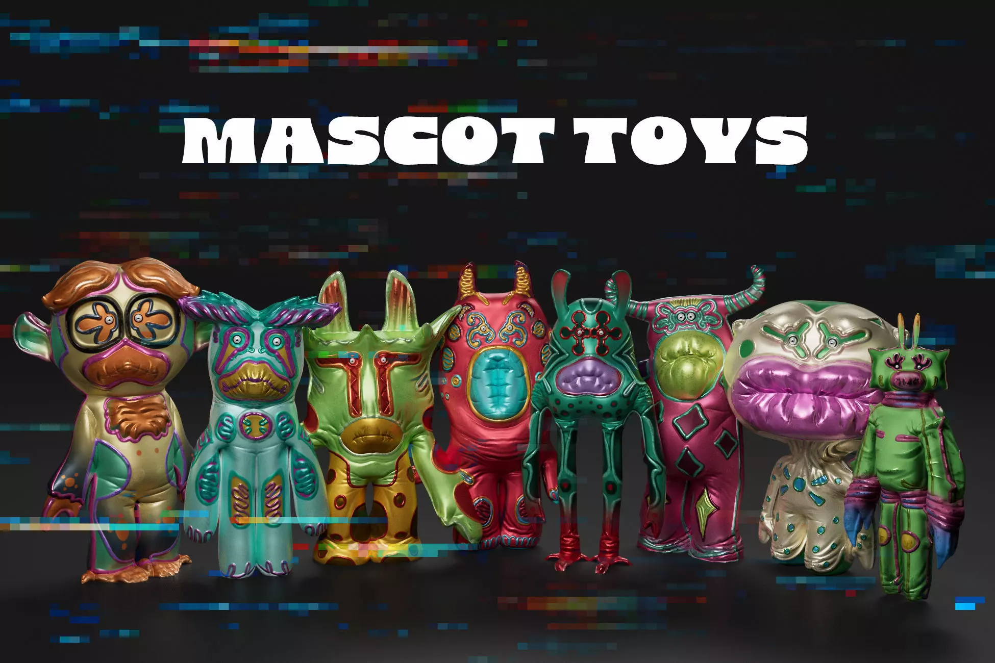 Spooky Mascot Toys - Game Ready Low Poly Horror Assets Low-poly 3D model_0