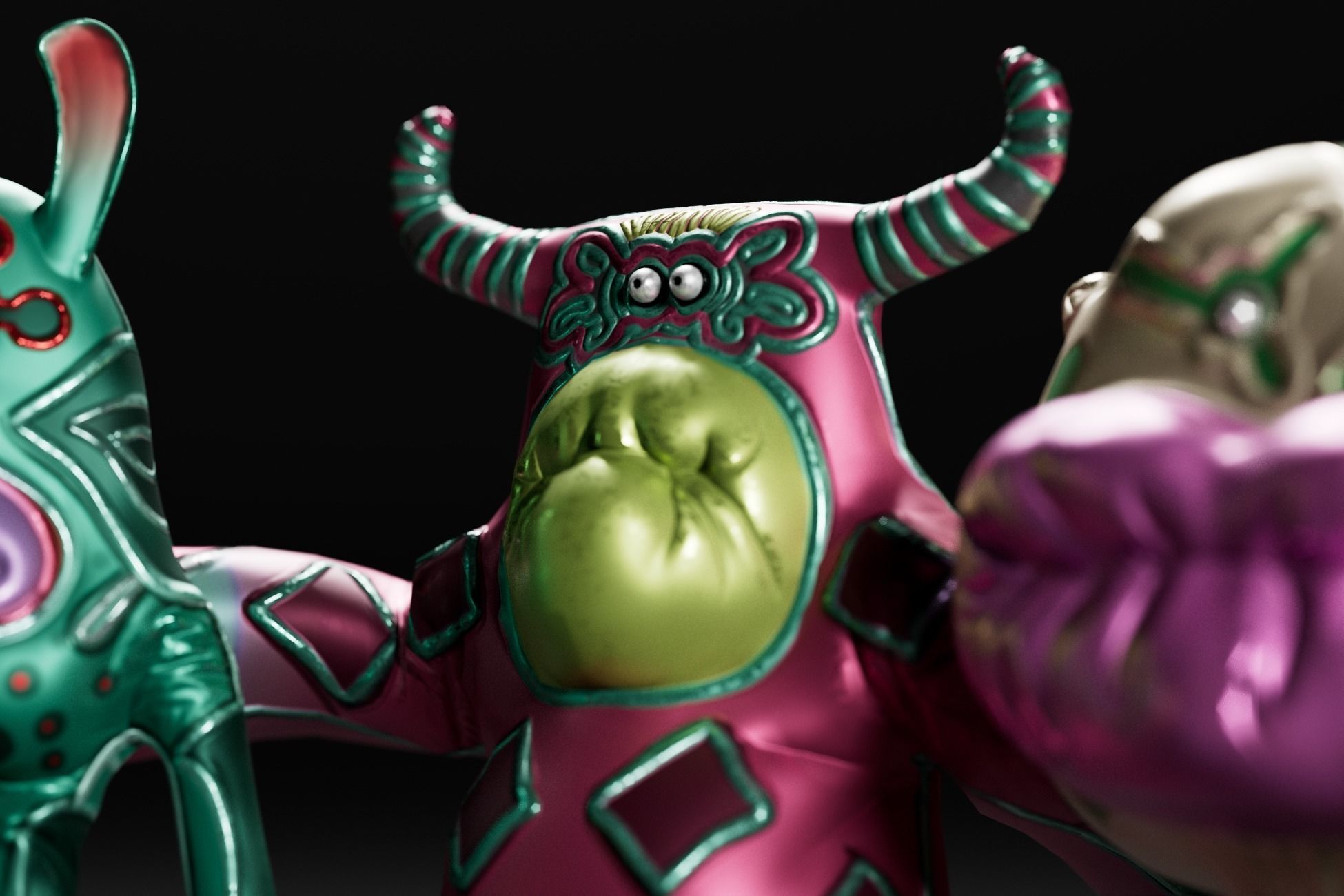 Spooky Mascot Toys - Game Ready Low Poly Horror Assets Low-poly 3D model_3