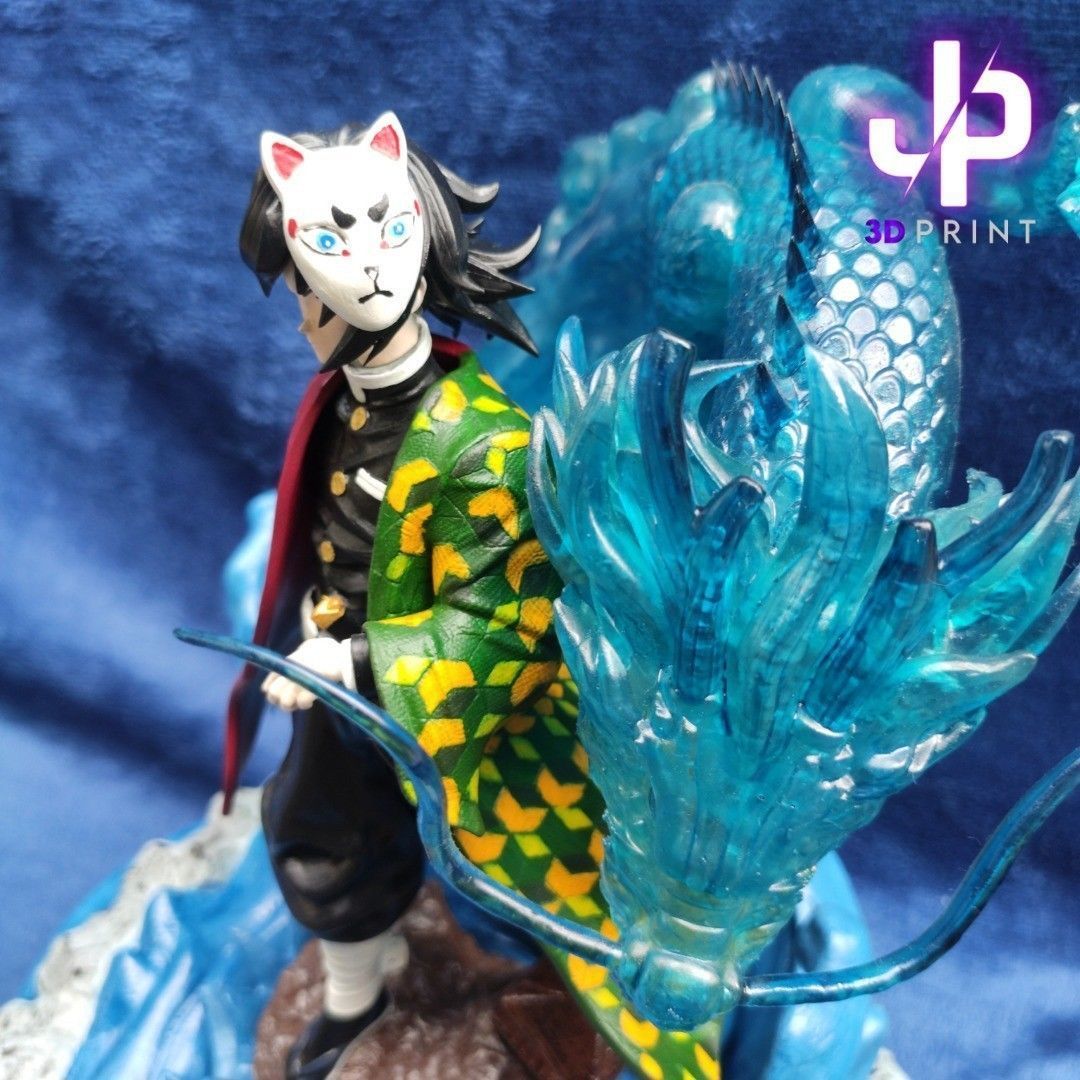 Giyu Tomioka - DEMON SLAYER - Kimetsu no Yaiba 3D print model_4