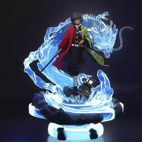 Giyu Tomioka - DEMON SLAYER - Kimetsu no Yaiba 3D print model