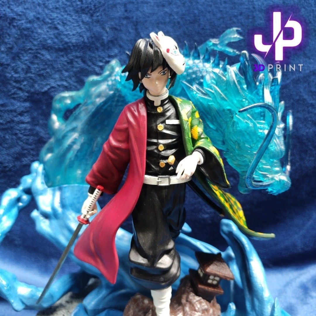 Giyu Tomioka - DEMON SLAYER - Kimetsu no Yaiba 3D print model_3
