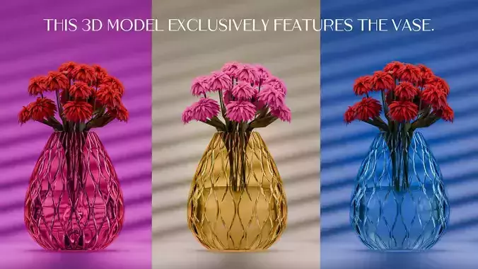 Premium 3D Vase Model - Pure Elegance in Digital Form