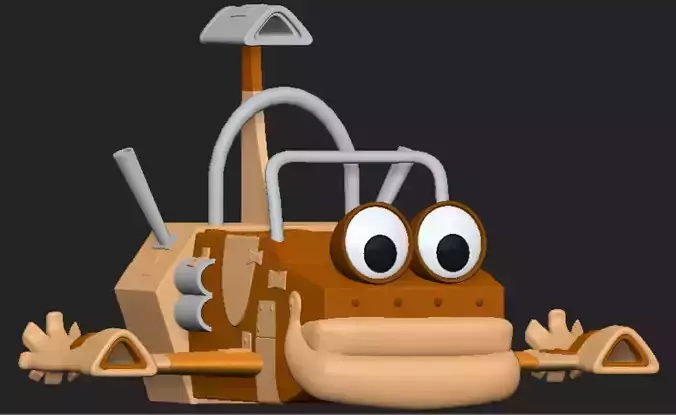 Rickety Rocket - Buggy a jato 3D print model