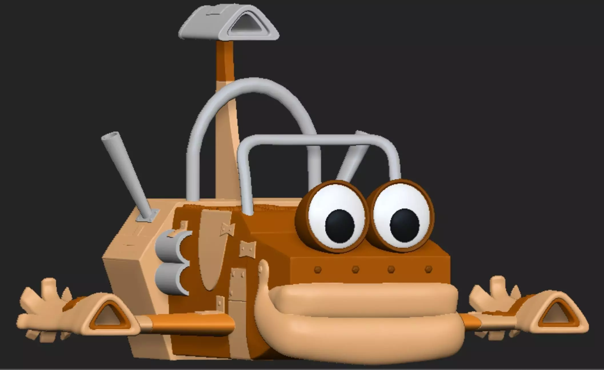 Rickety Rocket - Buggy a jato 3D print model_0