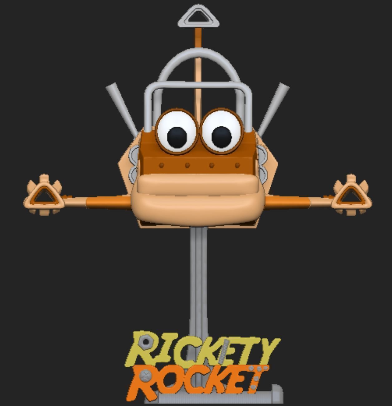 Rickety Rocket - Buggy a jato 3D print model_4