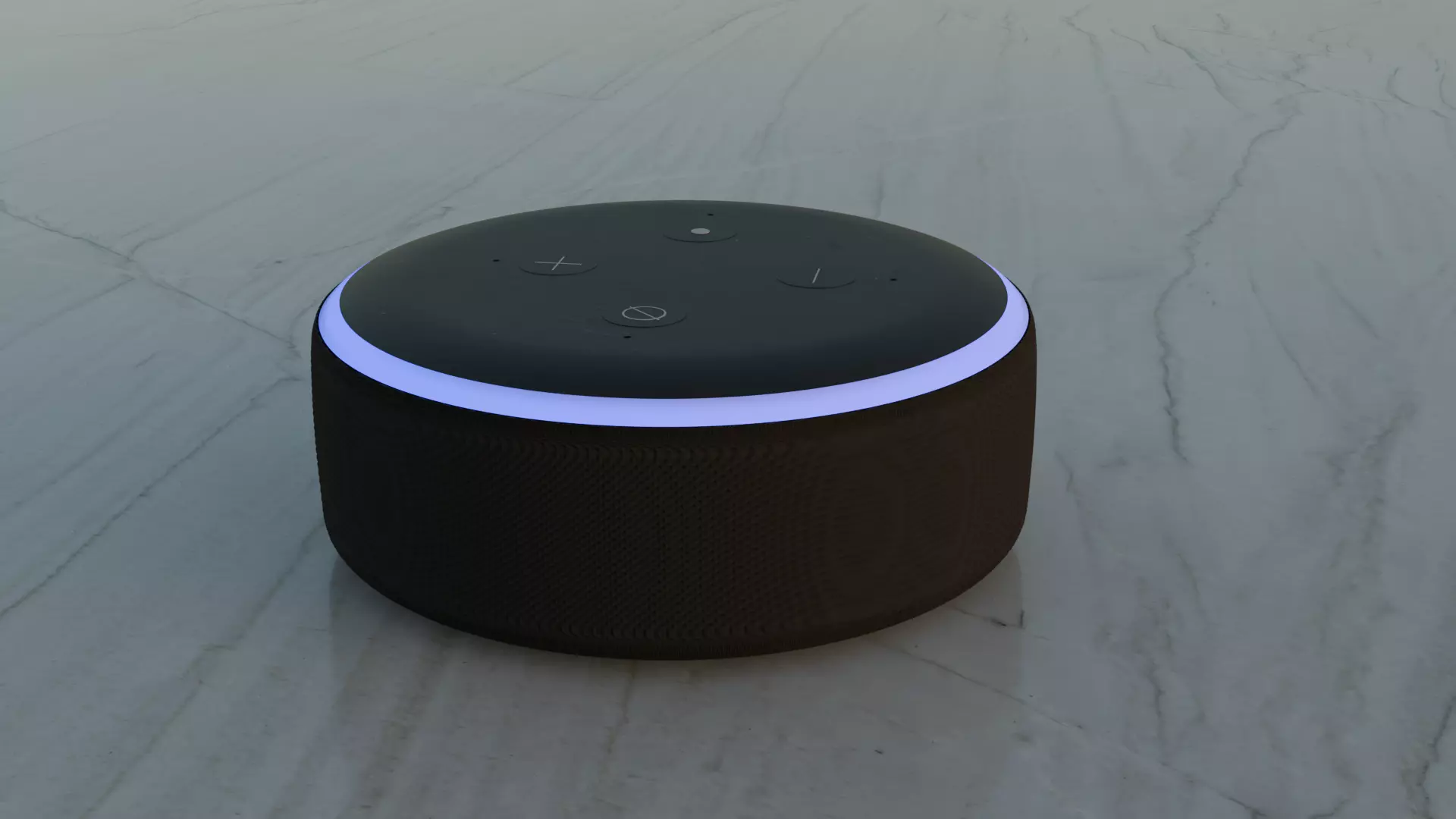 Alexa echo dot 3 3D model_0