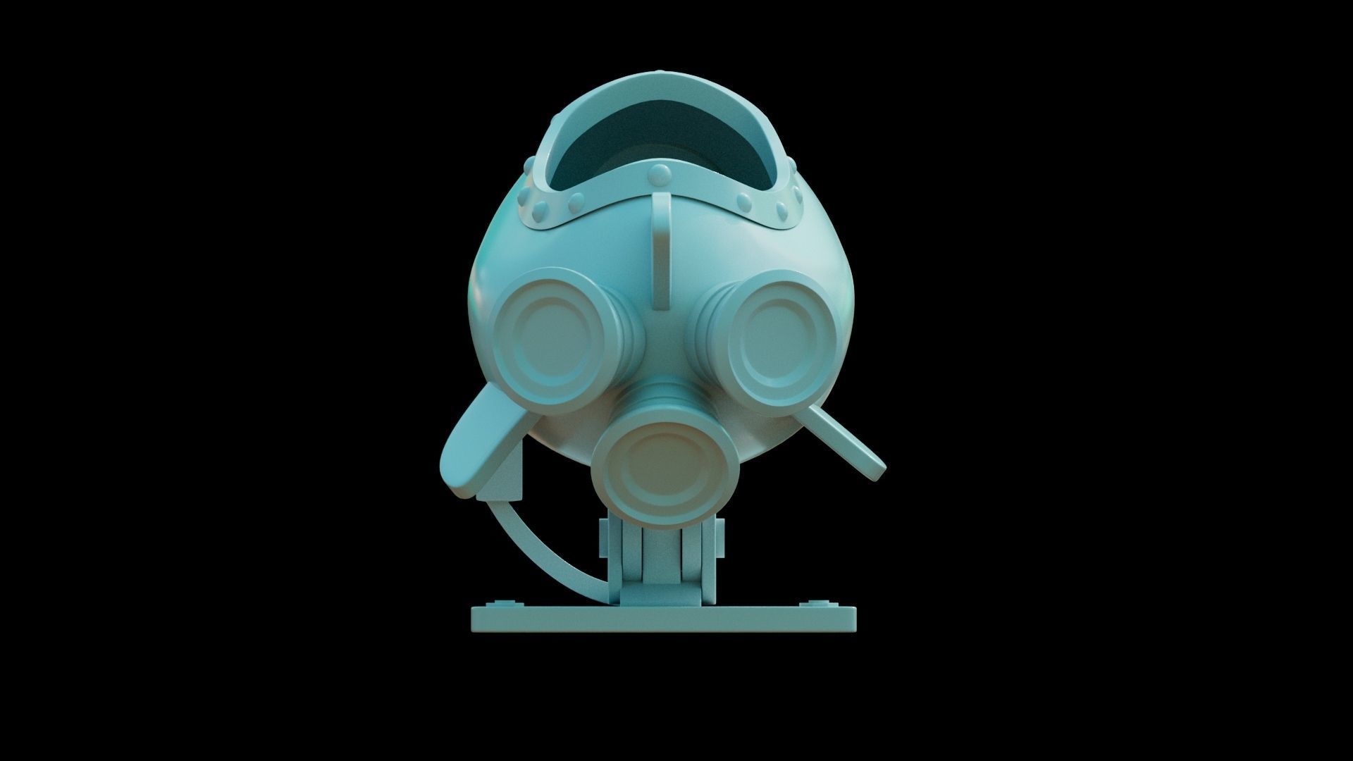 Rocket Lilo y Stitch Low-poly 3D model_3