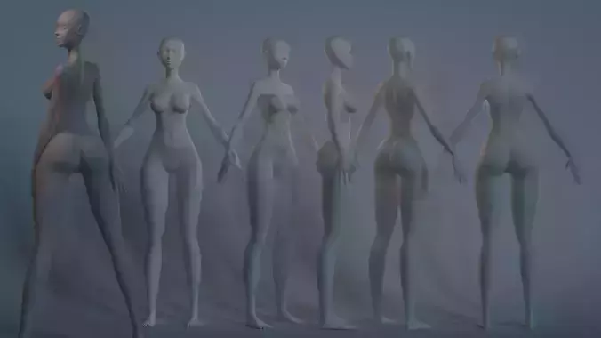 Stylized Girl Basemesh