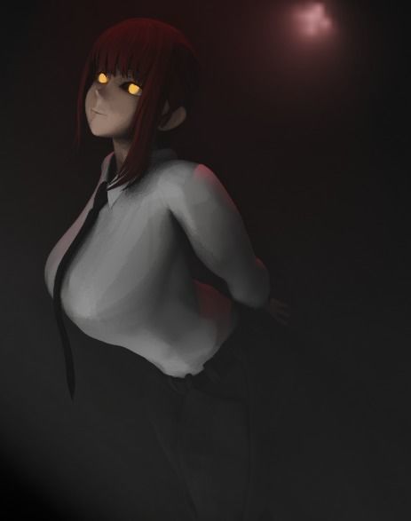 Makima ChainsawMan 3D NSFW Animation 3D model_13