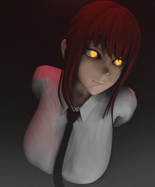 Makima ChainsawMan 3D NSFW Animation 3D model_1