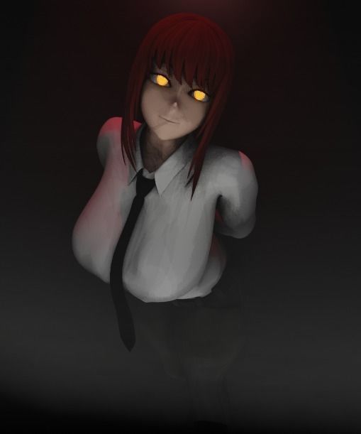 Makima ChainsawMan 3D NSFW Animation 3D model_5