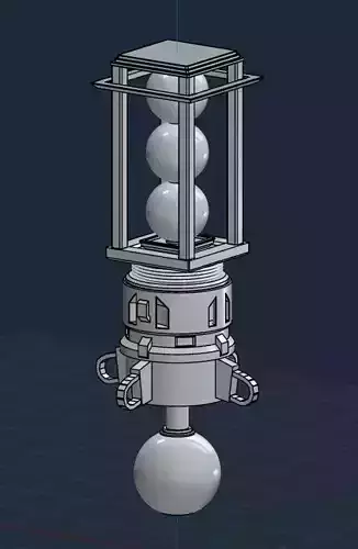 Rosmontis Backpack Attachment from Arknights 3D print model