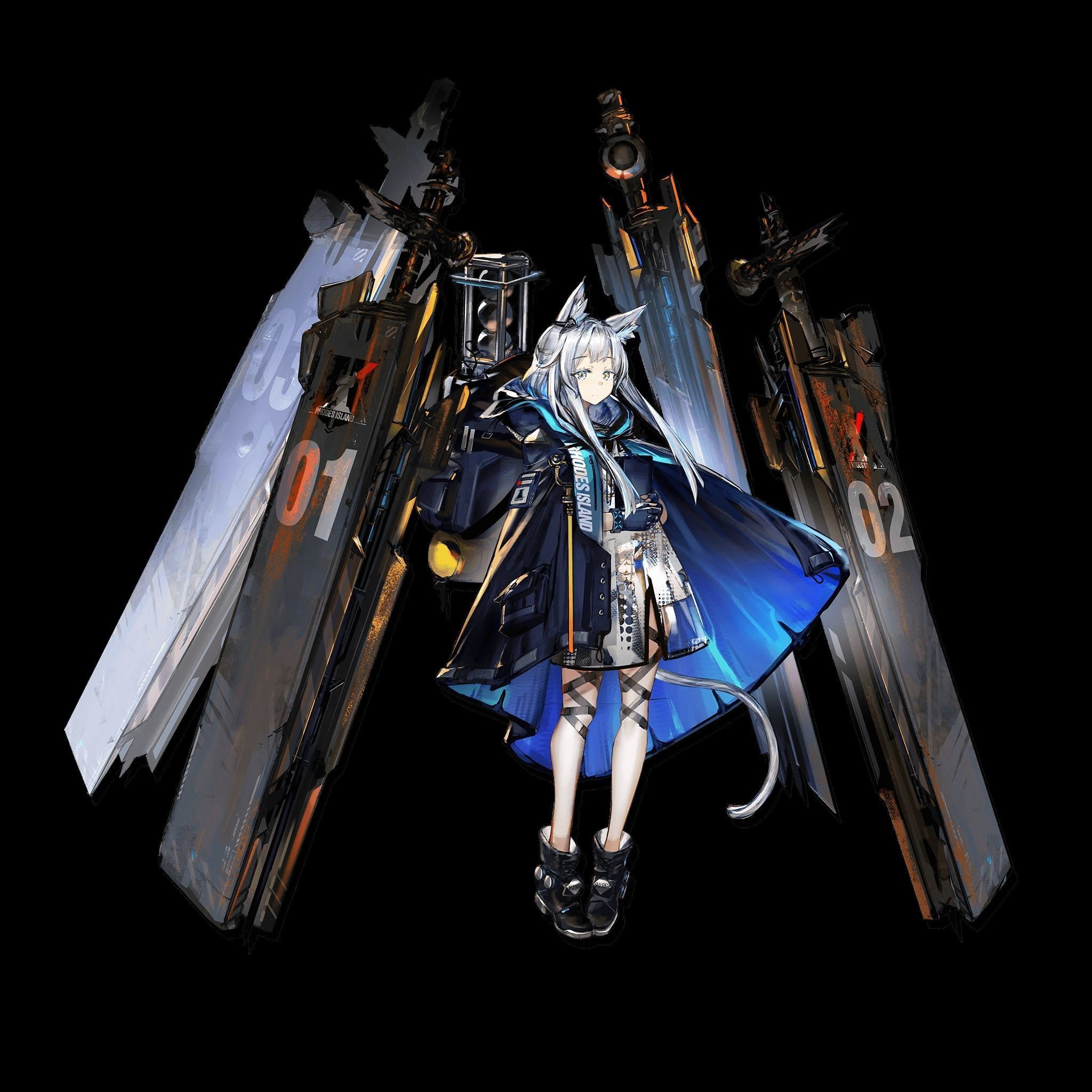 Rosmontis Backpack Attachment from Arknights 3D print model_3