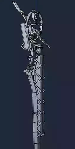 Hoolheyak Staff from Arknights 3D print model