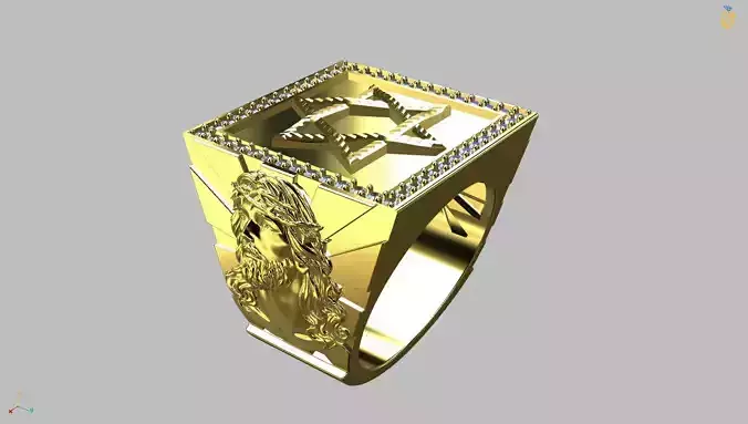 Jesus Ring Praying Hands Star of David