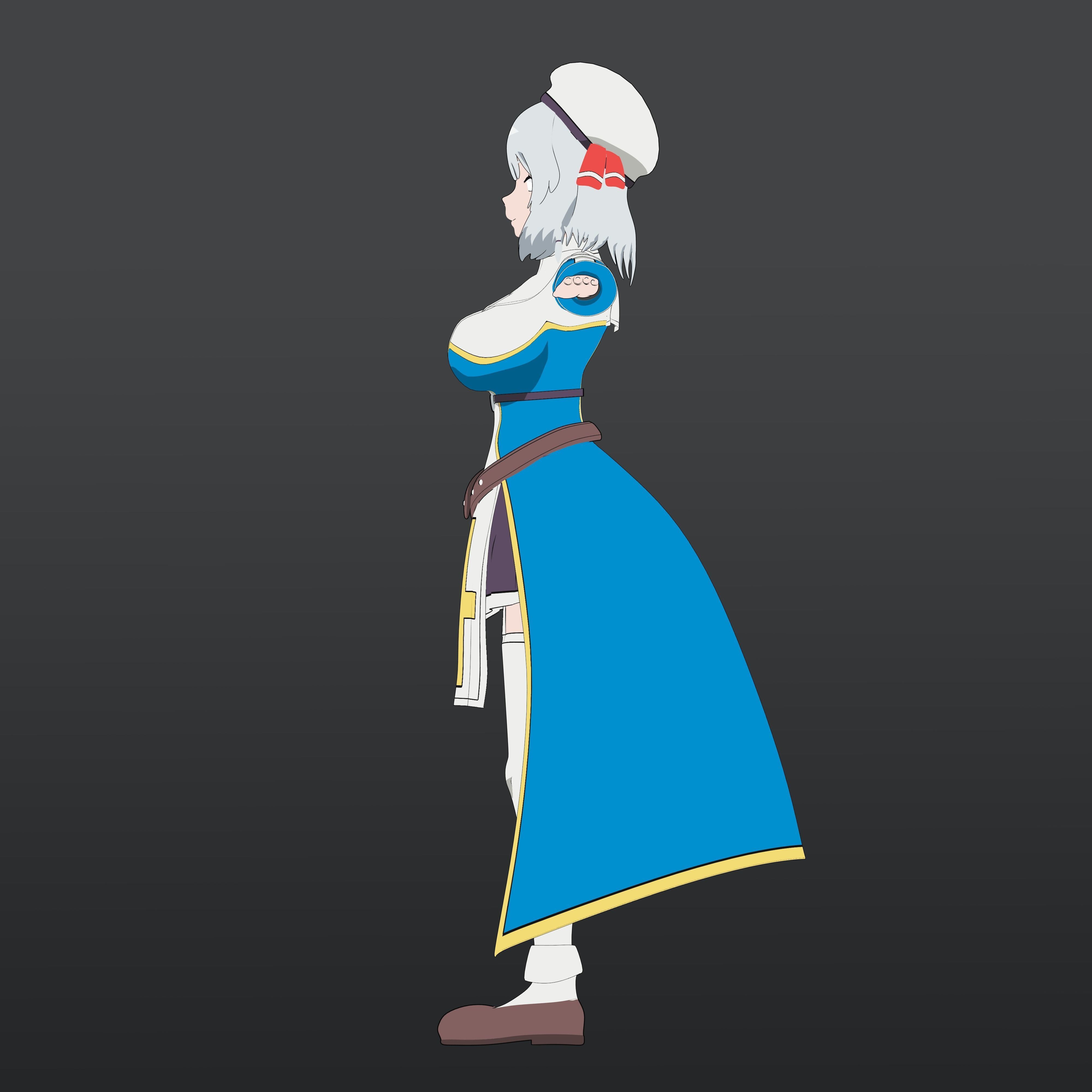 Sophie  - Isekai One Turn Kill Nee-san 3D model_6