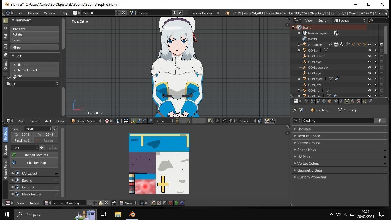 Sophie  - Isekai One Turn Kill Nee-san 3D model_16