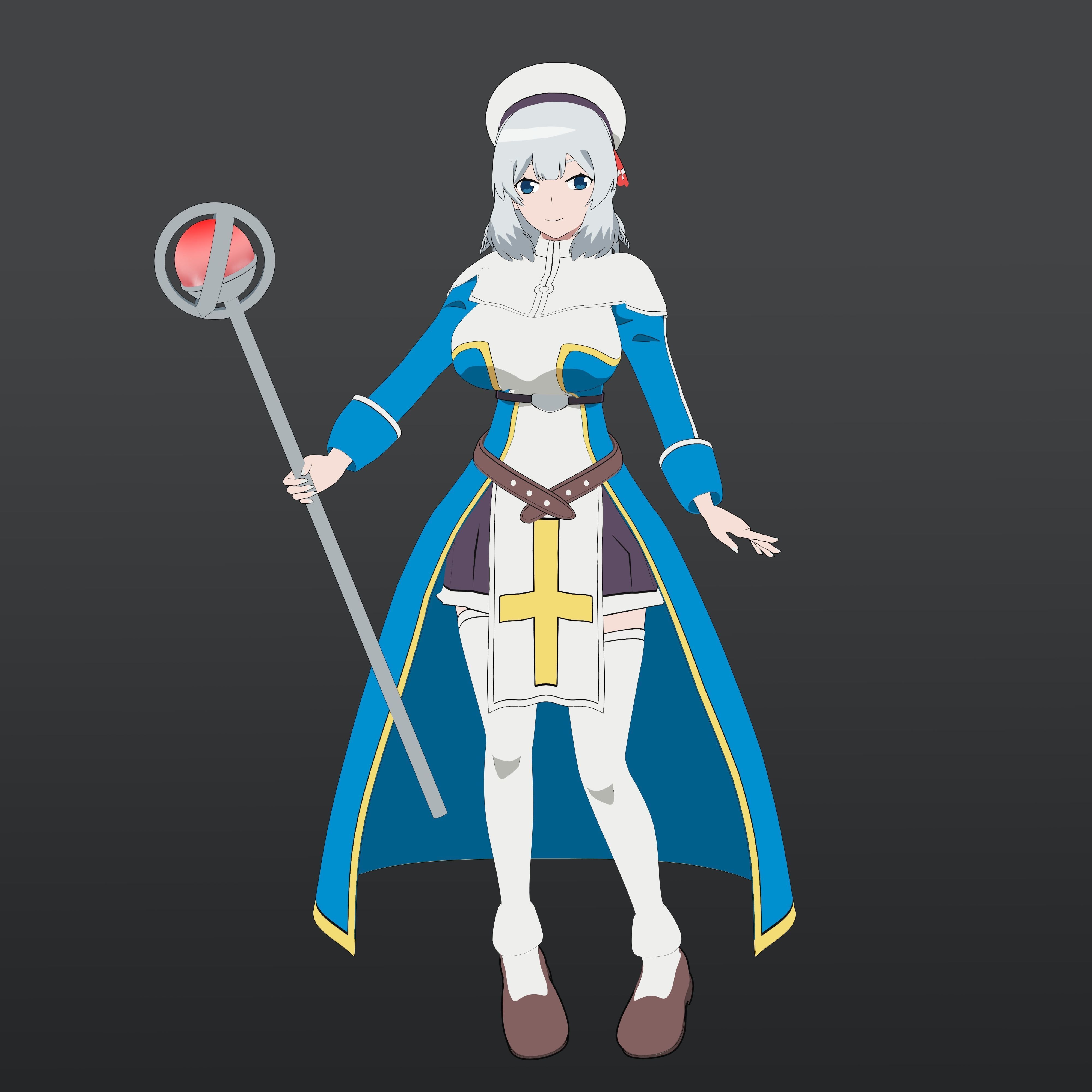 Sophie  - Isekai One Turn Kill Nee-san 3D model_1