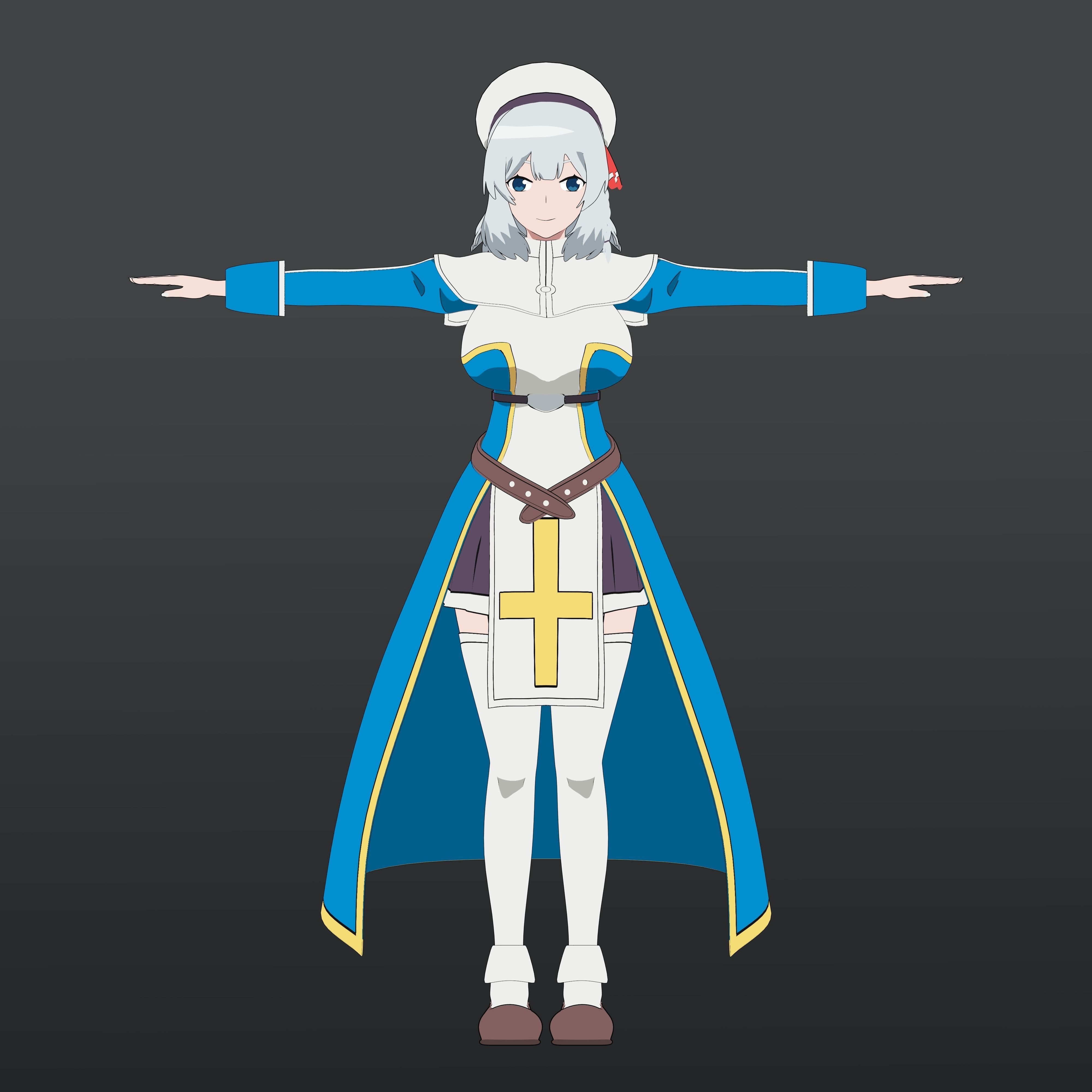 Sophie  - Isekai One Turn Kill Nee-san 3D model_4